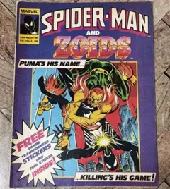 ゾイド関連【海外コミック（ゾイド、スパイダーマン）1986年3月22日3号】