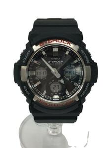 CASIO◆ソーラー腕時計・G-SHOCK/デジアナ/BLK/BLK