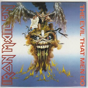 未使用新品　IRON MAIDEN　アイアン・メイデン　The Evil That Men Do　2014年 再発限定盤 7”シングルレコード　（EU盤）