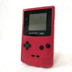 ゲームボーイカラー 本体 GAMEBOY COLOR GBC レッド Nintendo 任天堂 ニンテンドー CGB-001 C18801404