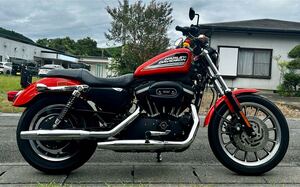 ★★★推薦【Harley-Davidson】ハーレーダビッドソン XL883R スポーツスターパパサンアール 2007 H19年 ETC車載器 バッテリー充電器付 USED