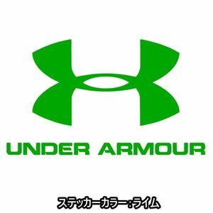 送料0★30cm【UNDER ARMOUR】アンダーアーマー★　アスリート・サッカー・野球・スポーツステッカー(1)