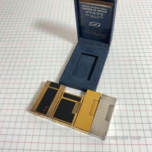 1000円〜　まとめ　S.T Dupont デュポン　dunhill ダンヒル ガスライター　 喫煙具　漆　中国語書体　彫刻　コンビカラー　4点セット　