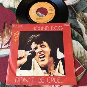 ELVIS PRESLEY 1974 ベルギー盤 7inch HOUND DOG