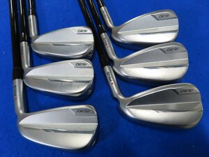 【中古】PING（ピン）2024 i530 アイアン POWER SPEC　6本セット　6I～W、U（46°）【SR】ALTA J CB BLACK カーボンシャフト