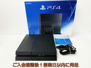 【1円】PS4 本体/箱 セット 1TB ブラック SONY Playstation4 CUH-1200B 初期化/動作確認済 プレステ FW12.00 D12-042rm/G4