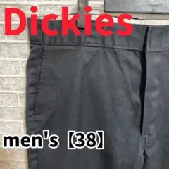 F2224【Dickies】ベーシックロングパンツ【38インチ】ブラック