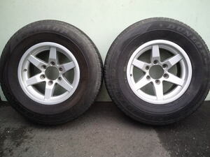 4x4 ENGINEERING OFF PERFORMER RXオフパフォーム 8J +10 6H 265/70R16 DUNLOP PT2 FJ CRUISERランクルプラドサーフパジェロTRITONサファリ