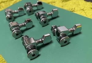 SPERZEL Trim-Lok 6-in-line Locking Guitar Tuners Chrome スパーゼル ギター ペグ 6弦 クローム ロック式 ロックペグ ストラト