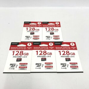 HIDISC microSD CARD マイクロ SD カード 128GB Nintendo Switch対応 5点 まとめ 未開封【CIAD5052】