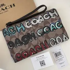 COACH コーチ　Mint + Serf コラボ　リストレット  ポーチ財布