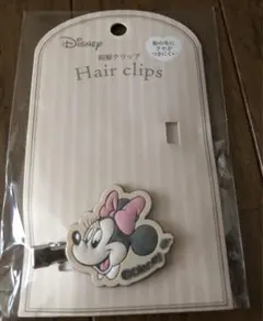 【新品未使用】前髪クリップ　ミニー　ディズニー　セリアDisney