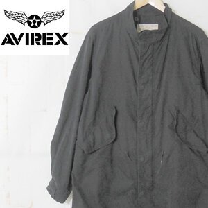 アヴィレックスAVIREX■モッズコート フィッシュテール フィールドジャケット ヴィンテージ加工 6162165■L■ブラック ※NK4o11176