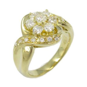 ジュエリー ダイヤ リング ブランドオフ JEWELRY K18（イエローゴールド） リング・指輪 K18 中古 レディース