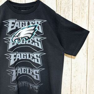 NFL Philadelphia Eagles フィラデルフィア・イーグルス プリント Tシャツ M USA古着 アメリカ古着