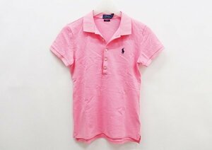 ◇美品【Polo Ralph Lauren ポロ ラルフローレン】ポロシャツ ピンク XS