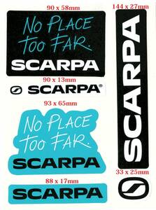 SCARPA　スカルパ　ステッカー　6シートセット