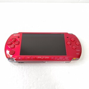 ソニー　PSP3000 ラディアントレッド　極美品　プレイステーションポータブル