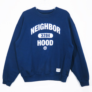 NEIGHBORHOOD ネイバーフッド 23SS COLLEGE SWEATSHIRT LS 231FPNH-CSM01 カレッジ スウェット ロングスリーブ トップス サイズS sepk