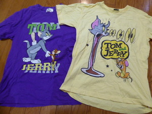 TOM&JERRY　トムとジェリー　Tシャツ　可愛い！　２枚セット　美品　