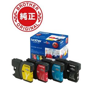 送料無料♪ ブラザーbrother LC11-4PK 4色！新品未開封未使用！期限不明！