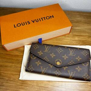 LOUIS VUITTON ルイヴィトン モノグラム ポルトフォイユサラ フューシャ M62234/CA3188 イニシャル入り 新型 