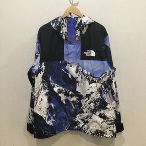 Supreme シュプリーム 2017A/W × THE NORTH FACE ノースフェイス Mountain Parka マウンテン パーカー ジャケット 雪山 柄 サイズL