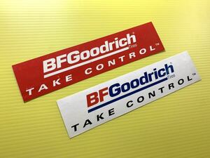 非売品　販促品　BFグッドリッチ　ステッカー　赤／白　2枚　BF goodrich イベント 用品