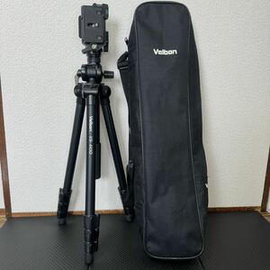 ベルボン 中型アルミ製三脚 Velbon VS-443Q 自由雲台 QHD-53Q 