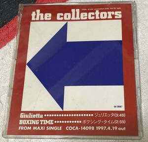 超激レアMAXI SINGLE CD!! THE COLLECTORS ザ・コレクターズ「GIULIETTA / BOXING TIME」モッズ MODS ネオモッズ サンプラーCD