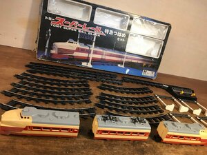 BA-828■送料込■トミー スーパーレール 特急つばめセット プラレール 鉄道 電車 おもちゃ 玩具 690g●ジャンク品●箱に壊れあり/くATら