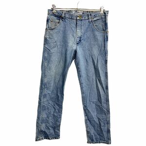 Wrangler デニムパンツ W35 ラングラー ブルー メキシコ製 古着卸 アメリカ仕入 2402-582