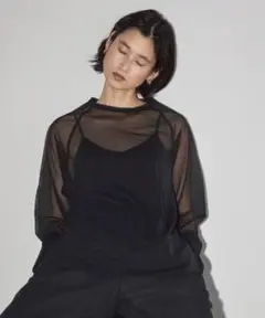 Sheer Crewneck Pullover   トゥデイフル