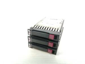 H443◇◆ジャンク HP 300GB SAS 10K 2.5インチ HDD、マウンタ 3個