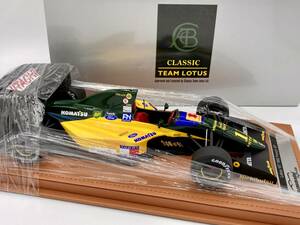 【ラス1】 Tecnomodel 1/18 ロータス 107 #11 M.ハッキネン フランスGP 1992 限定140pcs TM18-227B Lotus Ford 107 テクノモデル