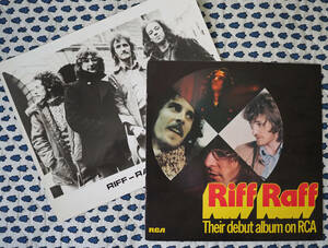 Riff Raff【RCA 1973年】生写真、８ページ・プロモ・ブックレット◆Rare 英国ORG!!!