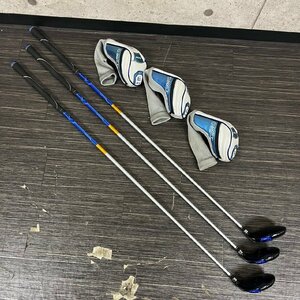 MacGregor マクレガー MACTEC フェアウェイウッド W.F.T FW3.5.7 アイアン 3本セット FS-4851n FLEX R 右利き　102406w/T14（140）