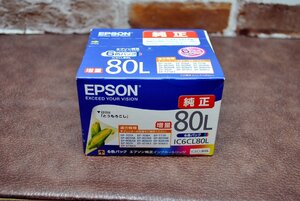 ■ 在庫処分 ★推奨使用期限切れ 新品 EPSON エプソン純正 インクカートリッジ 増量 とうもろこし 6色パック IC6CL80L