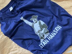 スタンハンセン　Lサイズ　Tシャツ　ネイビー　全日本プロレス　新日本　アントニオ猪木