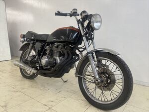 31-9.不動車 CB400F 408cc 黒 クランキング確認済!部品多数欠品で現状販売.要修理整備.レストアベース/輸入新規.国内未登録/豊橋市/4F0D