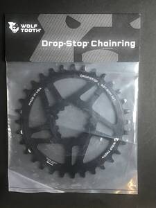 新品未開封 Wolf Tooth SRAM DM Chainrings Boost Offset Drop Stop-A ウルフトゥース チェーンリング 32T SDM32-BST 3mm オフセット MTB