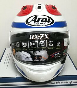 新品未使用品★アライ RX-7X スペンサー　トリコロール★ Ｍサイズ（57-58cm）　RX7X SPENCER　WGP500 フレディ・スペンサー レプリカ