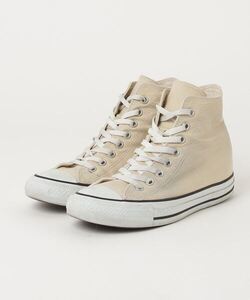 「CONVERSE」 ハイカットスニーカー 23.5cm ベージュ レディース