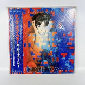 LP 帯付 ポール・マッカートニー/タッグ・オブ・ウォー　帯付き 　レコード