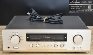 NY5-226【現状品】ACCUPHASE　C-265　アキュフェーズ　コントロールアンプ　プリアンプ　オーディオ　音響機材　動作確認済　中古品