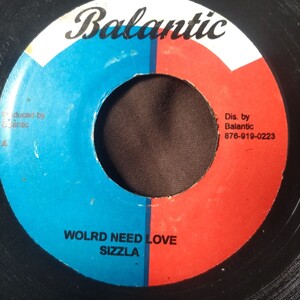 Sizzla / World Need Love B面 Frankee F.U.R.B /(FK You Right Back) R & B Big Tune