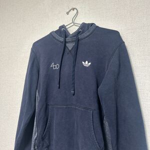 ★激レアカラー★ adidas fourness コラボ　パーカー　ネイビー