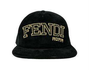 FENDI (フェンディ) メッシュキャップ 帽子 FXQ702 AD8STU ブラック メンズ/025