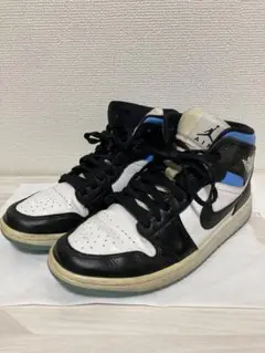 Air Jordan 1 ホワイト/ブラック/ブルー ハイカット