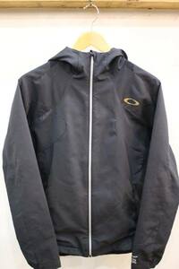 ●OAKLEY/オークリー HYDROFREE JACKET トレーニングウェア スポーツ レジャー 薄手 16SS 41262JP ブラック×ゴールド サイズ:S●